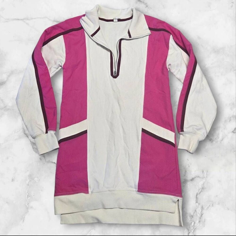 Daily Practice Anthropologie Sweater Pink & White XS